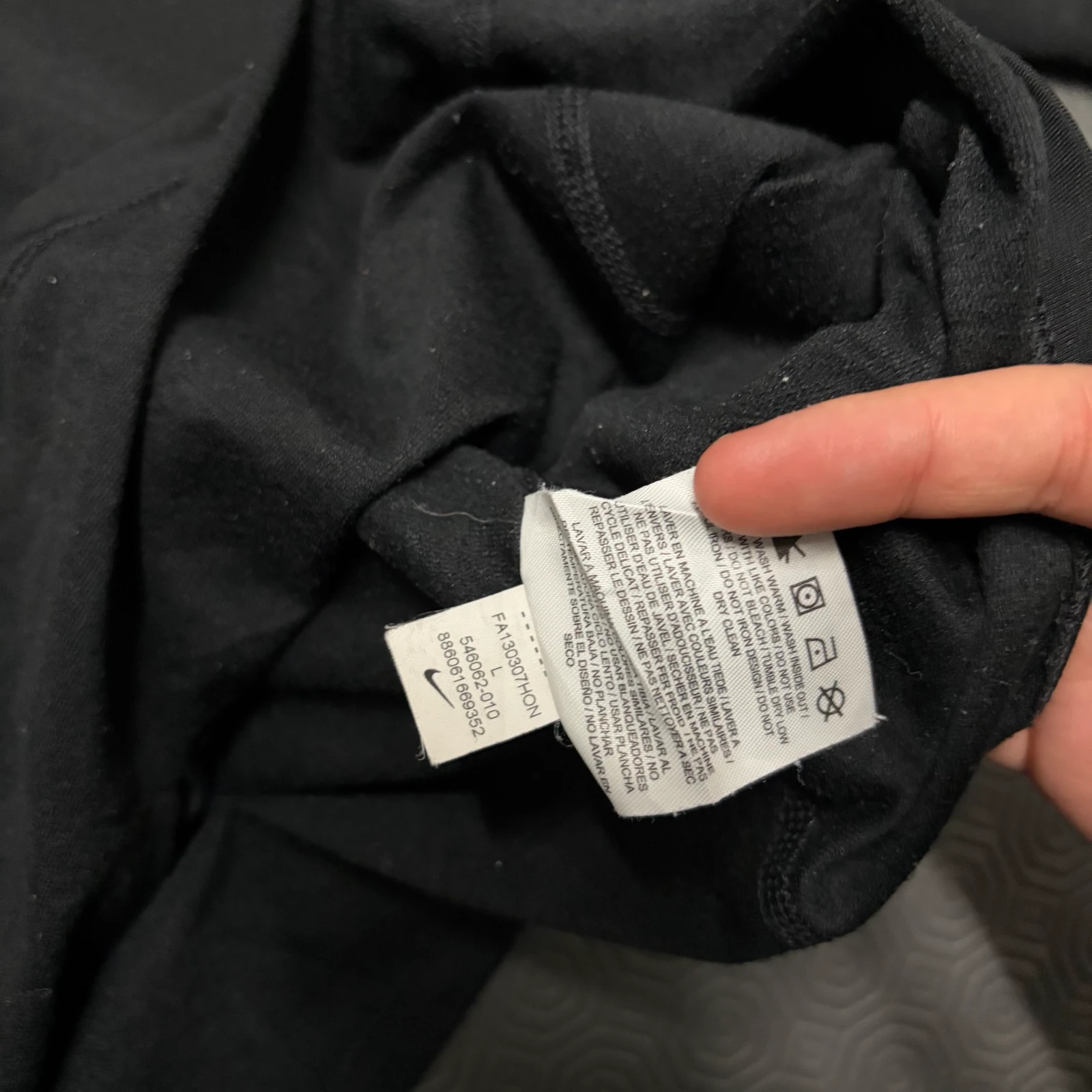 1/4 zip Nike Black Dri-fit L sweatshirt – photo 5